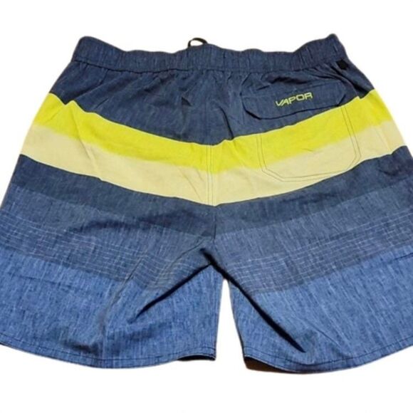 Body Glove Board Shorts size L (Waist 34) Deep Sea Stripes Y2K Surf Vacation - Picture 5 of 9